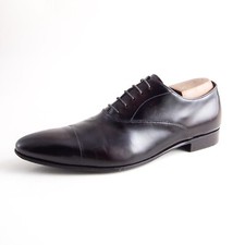 Prada Oxfords Brown Leather Mens Shoe Size EU 41.5 US 8.5