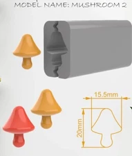 Polymer Clay MUSHROOM Shape Bead Roller