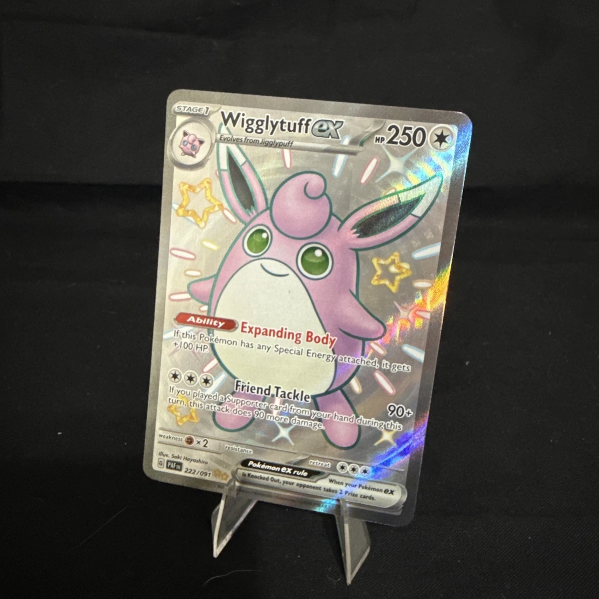 Wigglytuff Ex 222/091 SV: Paldean Fates for sale | eBay