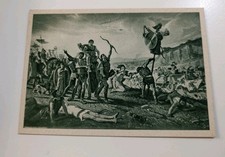 Cartolina Saverio Altamura trionfo di Mario palazzo reale Capodimonte Napoli