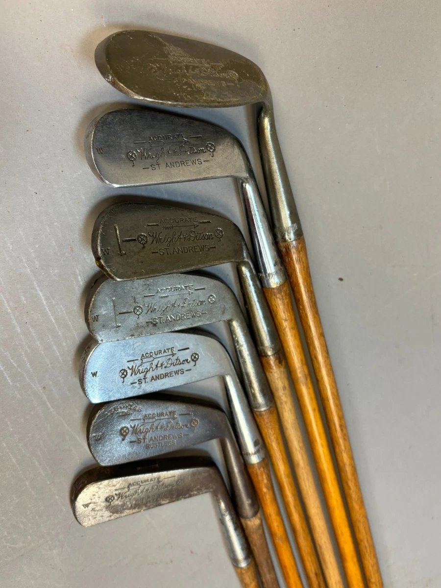 VTG Wright & Ditson Lawson Little 7 Iron Faux/Fake Wood Steel