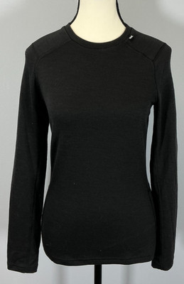 Helly Hansen Lifa Merino Midweight Women's Size XS Black Long Sleeve Shirt NWT