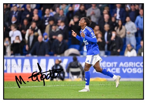 11513. Martial Godo Signed Pictures (A4 Prints) Fulham Wigan Athletic Strasbourg