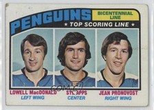 1976-77 Topps Lowell MacDonald Syl Apps Jean Pronovost Syl Apps Jr #218 0u2j