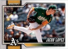 Jacob Lopez 2026 Topps Series 1 #76 Athletics Baseball Card