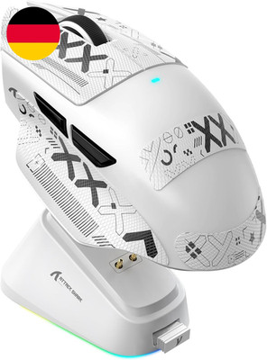ATTACK SHARK V6 65G Superlight Mouse with Magnetic Charging Dock, Pixart PAW3311