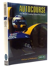 Autocourse 1993-94 Paperback Book The Cheap Fast Free Post
