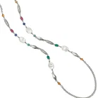 Brighton Barbados Tropic Colorful Pearl Long Strand Necklace NWT $128