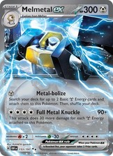 Obsidian Flames - Melmetal EX 153/197 - Holofoil - Double Rare - NM/M