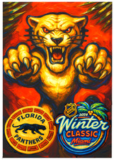 WINTER CLASSIC * Florida Panthers * HOCKEY * Art Card * ATC ACEO