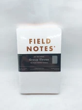 Field Notes "Group Eleven" Limited Edition SEALED 3-Pack Memo Notebooks 