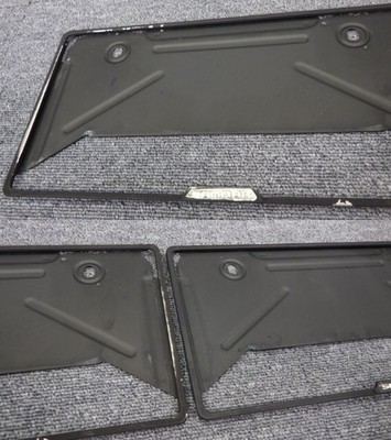 SUBARU SAMBAR License Plate Frame Front & Rear set with SAMBAR
