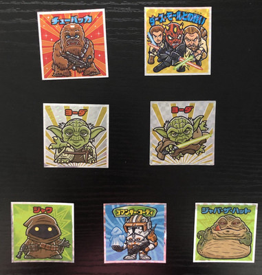 Bikkuriman Star Wars Episode IV, V, VI  Lot from Japan!!!