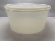 Vintage Tupperware Cake Large Storage Container With Tupper Seal 224-11 Lid
