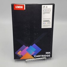 LEMERO Ink Cartridge 220XL 4 Pack For Use With Epson Workforce WF-2630/2650/2760