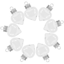 10 Pcs Plastic Candy Jars Refillable Bottle Empty Sweet Decorative Bottles