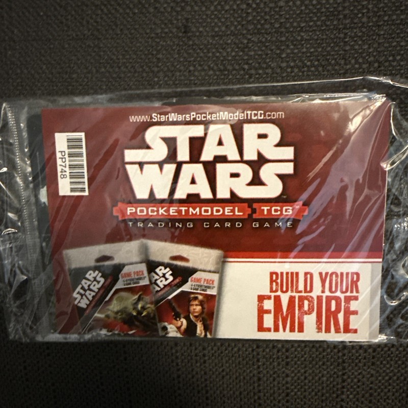 Star Wars ~ Promo PP748 Pocketmodel TCG Card Game Pack Scythe Red Dark Squadron