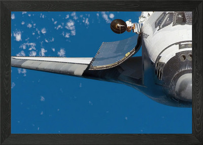 Space Shuttle Endeavour gerahmtes Wandbild Poster Leinwanddruck Bild