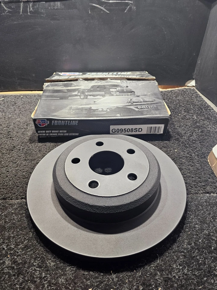 (CANTIDAD 2) Rotor de disco de freno trasero para Jeep Grand Cherokee 2011-2022 G09508SD Foto 2 de 4