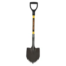 SEYMOUR MIDWEST 49632GR Cutting Teeth Shovel,40" L Handle,14 ga. 31MJ63