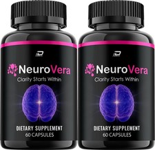(2 Pack) Neurovera Supplement Capsules – Neuro Vera Natural Blend Memory Focus