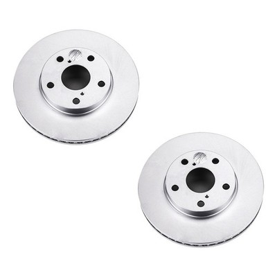 SET-P15JBR974EVC-2 Powerstop Brake Discs 2-Wheel Set Front for Toyota RAV4 01-05
