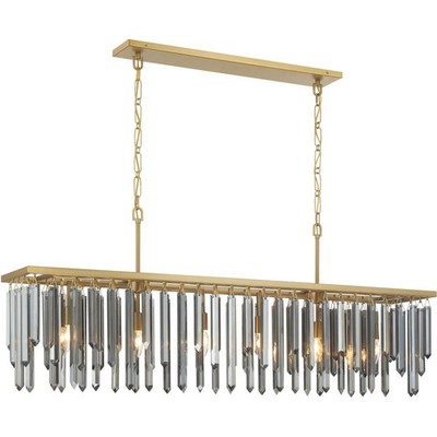 Crystorama GEM-7007-MG-SS Gemma Chandelier Modern Gold