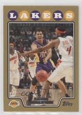 2008-09 Topps Gold Border 1443/2008 Luke Walton #144 00am