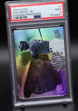 1996 Fleer Ultra #3 Ken Griffey, Jr. Diamond Producers Pop 14 PSA 9