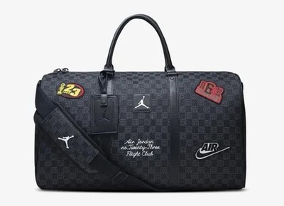 New WT Jordan Monogram Luxury Duffle Bag Luggage Travel Vacation Champion Nike