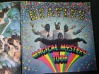 The Beatles - Magical Mystery Tour MMT-1 Mono Blue lyric sheet Double 7"