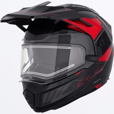 FXR Racing Black/Red Maverick X Pro Helmet w/Electric Shield 250623-1020-10
