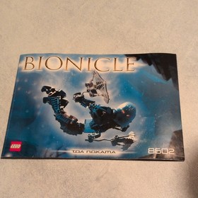 Vintage Lego Bionicle 8602 Toa Nokama Complete with Canister and Manual