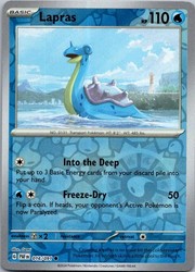 Lapras 016/091 Paldean Fates Reverse Holo Common