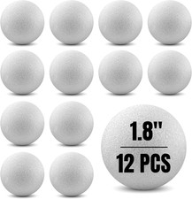 round Foam Balls for Crafts - 1.8-Inch White Craft Foam XPS for Arts Small Foa