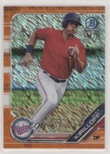 2019 Bowman Chrome Prospects Orange Shimmer Refractor 18/25 Alex Kirilloff 2l4