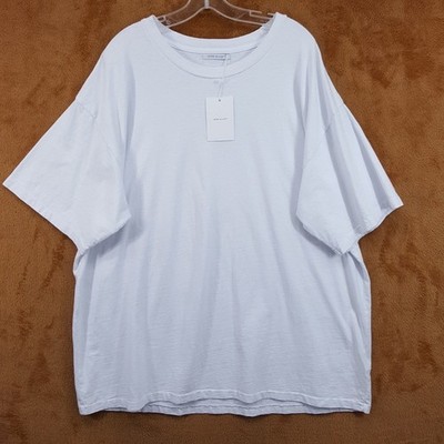 JOHN ELLIOTT Shirt Mens Size 6 XXXL White Pullover Crew University Tee T-Shirt