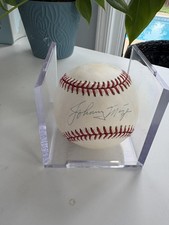 JOHNNY MIZE Autographed Single Signed Baseball 10 X All Star HOF Died 1993