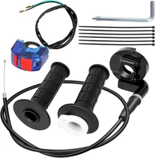 7/8" Handle Grip Throttle Cable Kit For CT200U BT200X DB30 Predator 212cc 200cc 