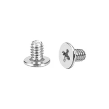 200 Pcs M2x3mm Silver Screw Fastener for Laptop PC TV Fan 3.8mm Dia Screw Head