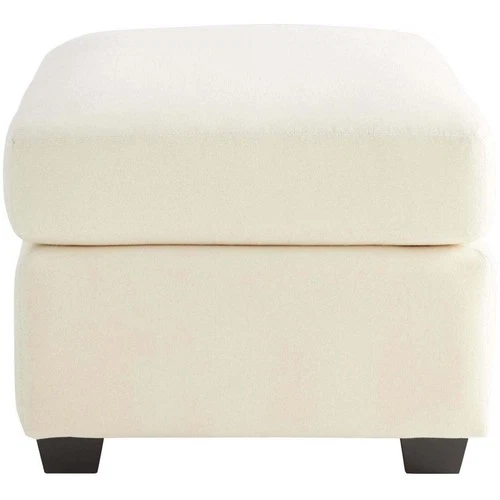 Cyan Design 11452 Sovente 18.5 inch Cream Ottoman - Picture 2 of 4