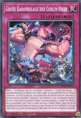 YuGiOh Große Karambolage der Goblin-Biker LEDE-DE073 Common Deutsch Neu 1st