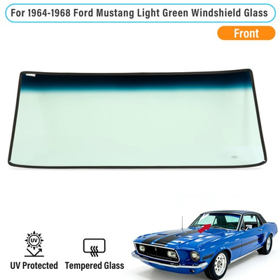 #ad #ad Front Windshield Glass For 1964 1968 Ford Mustang Base Fastback Light Green $185.90