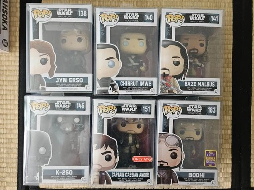 LOT of 18 Star Wars Funko Pops (Rogue One, Rebels, Ahsoka, Obi-Wan Kenobi)