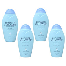 4 Pack Shower to Shower Absorbent Body Powder Morning Fresh with Lavender 8 Oz