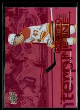 2025-26 Upper Deck Overtime Hockey Down The Line Red Foil #DTL-4 Connor Zary /99