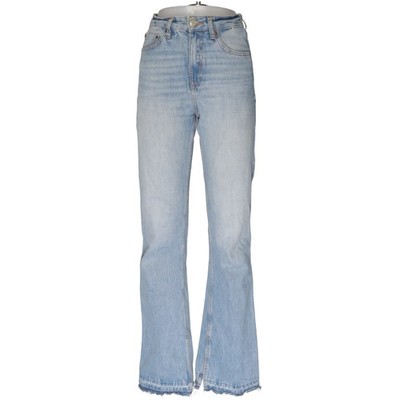 Pull & Bear, Jeans, Größe: 34, Blau, Baumwolle, Einfarbig, Denim, Damen #HYR