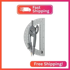 Mr. Pen- Geometry Compass and Protractor Set, 6 Inch Compass