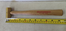 GearWrench 81-110G Brass Hammer 1 lb Hickory Handle USA Made NOB