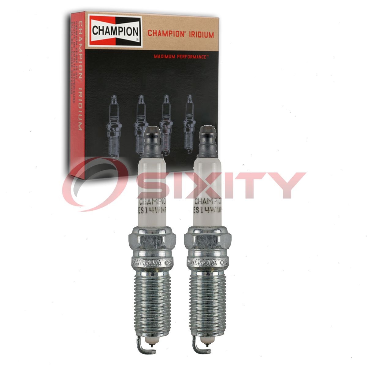 2 pc Champion 9777 Iridium Spark Plugs for Ignition Secondary  tk